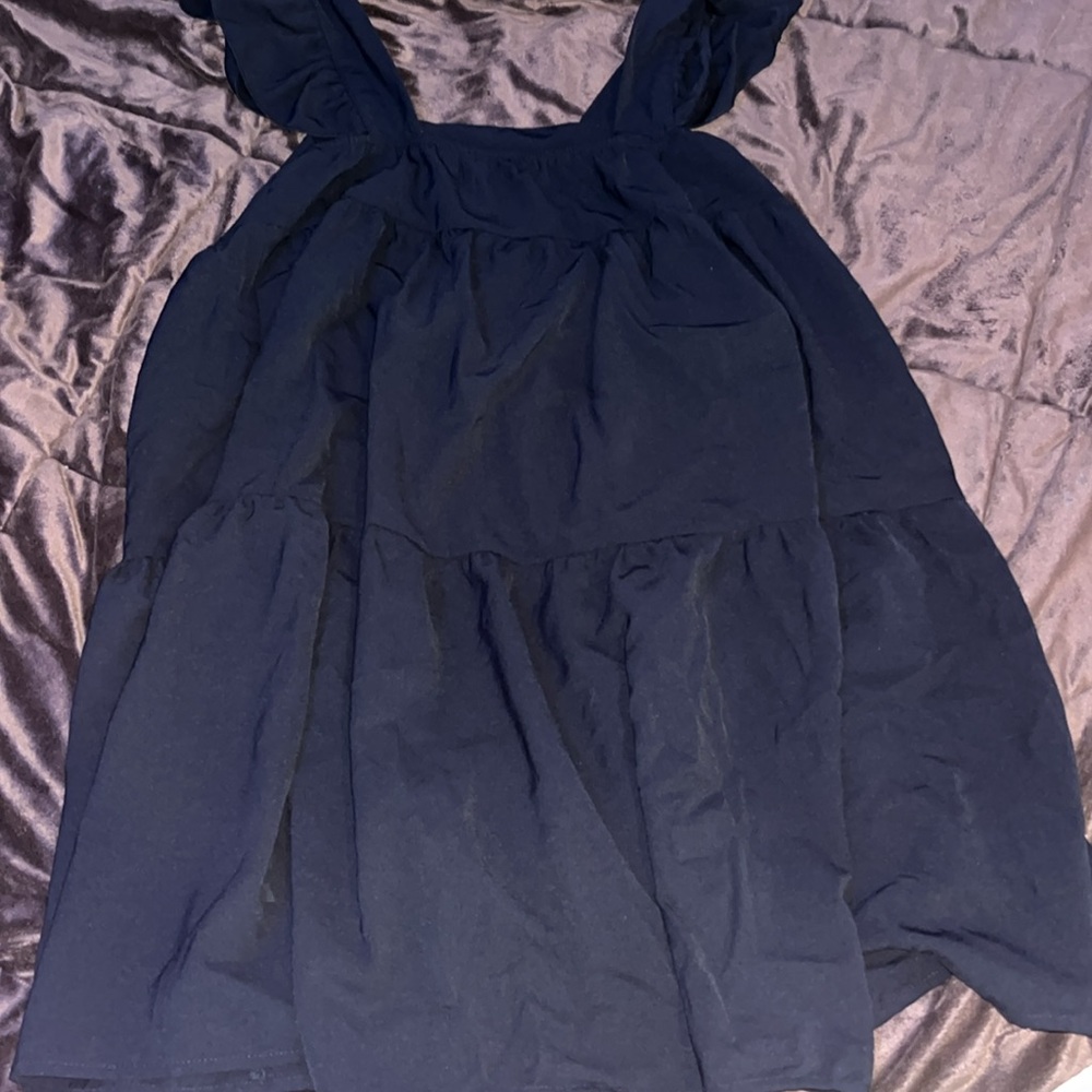 Black Ruffle Dress - Picture 2 of 2